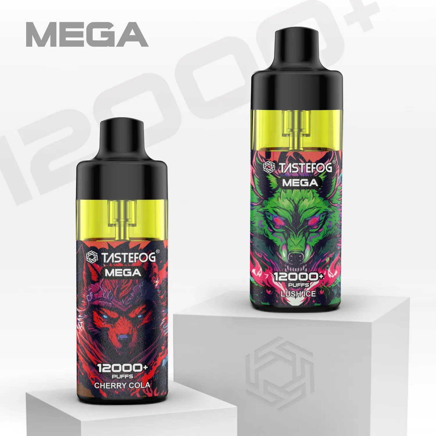 MEGA 12000+ Puffs Refillable Disposable Vape