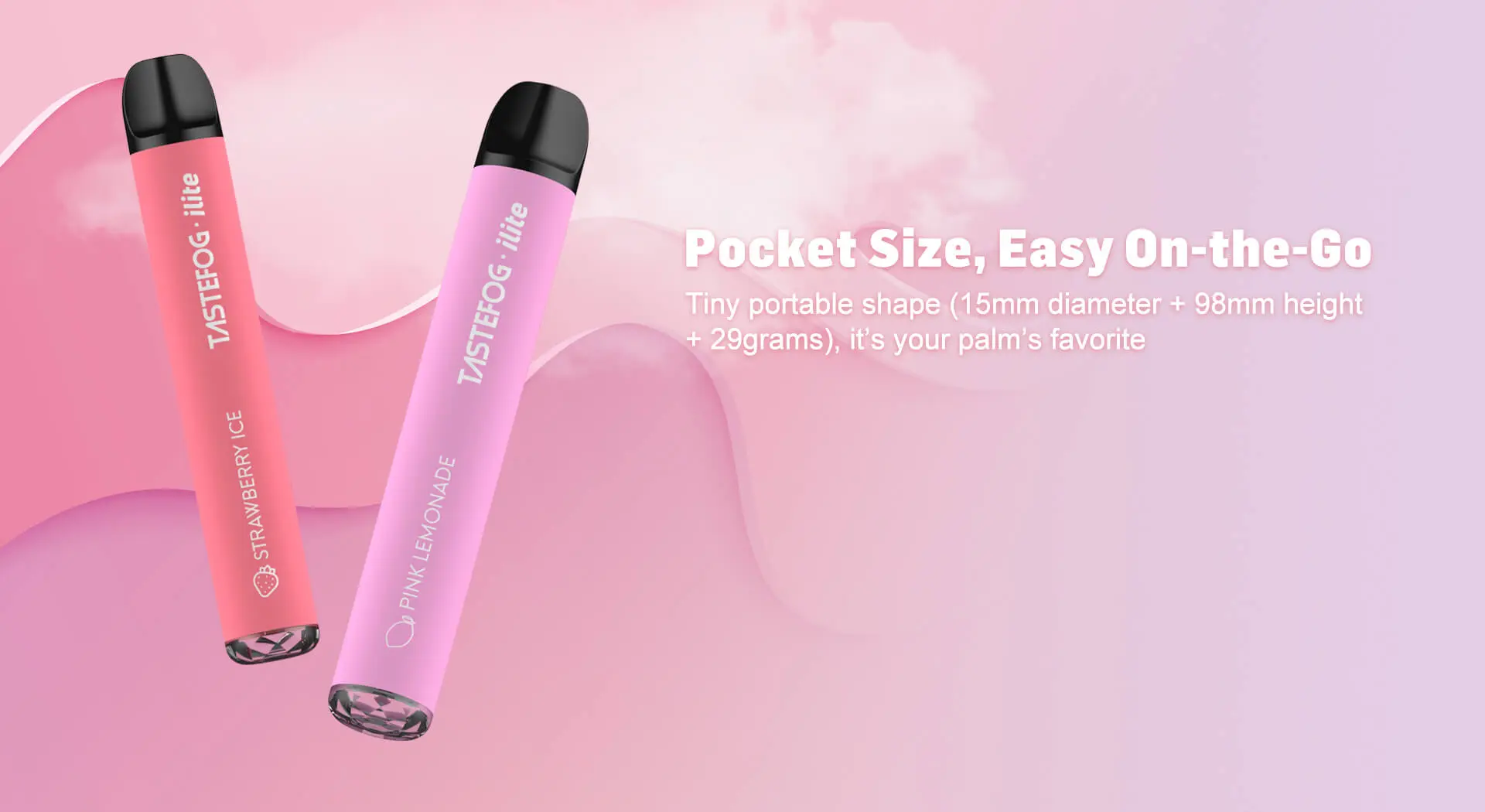 TASTEFOG Ilite 600puffs Disposable Vape Pen