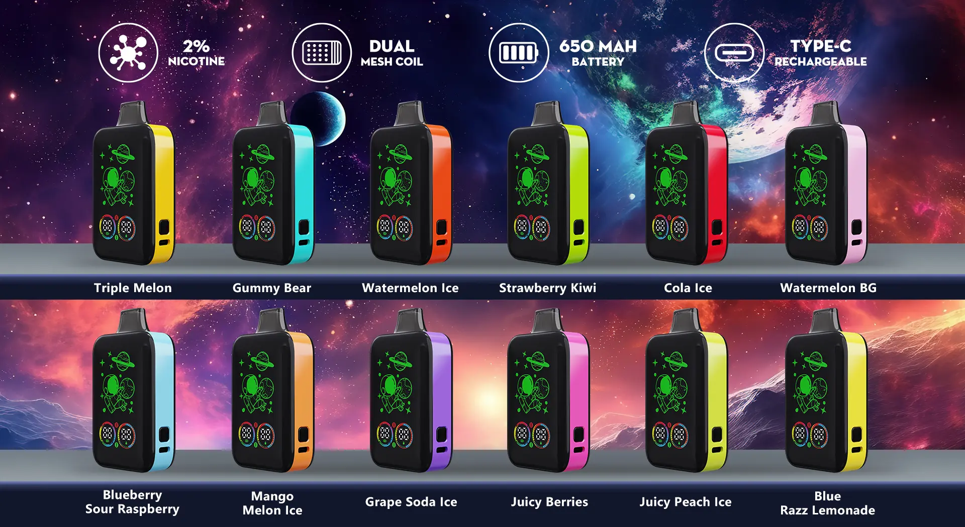TASTEFOG AITO 25000 Puffs Disposable Vape