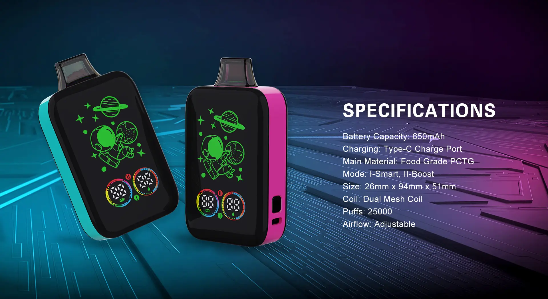 TASTEFOG AITO 25000 Puffs Disposable Vape