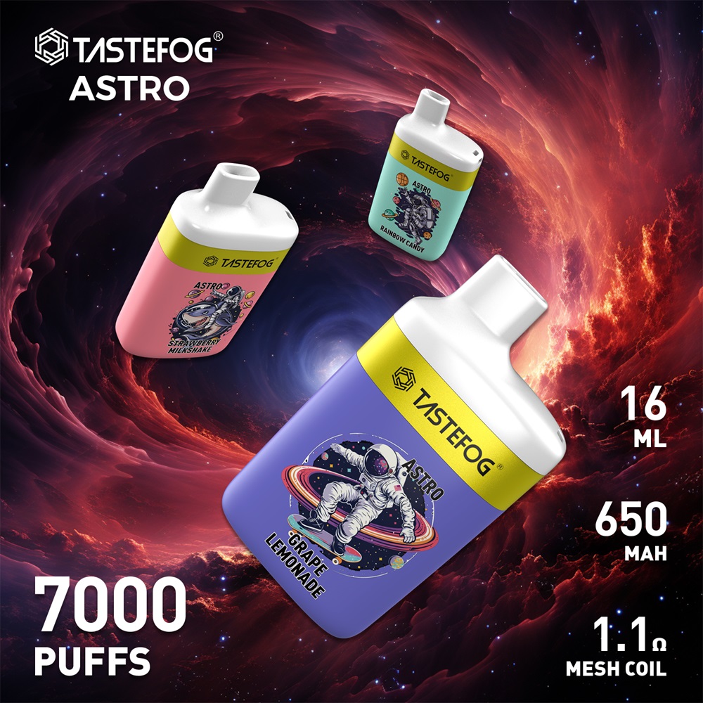 Tastefog ASTRO 7000 Züge Dosen-Vape-Zigarette (Einweg)