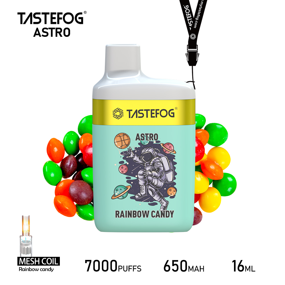 Tastefog ASTRO 7000 Züge Rainbow Candy Einweg-Vape