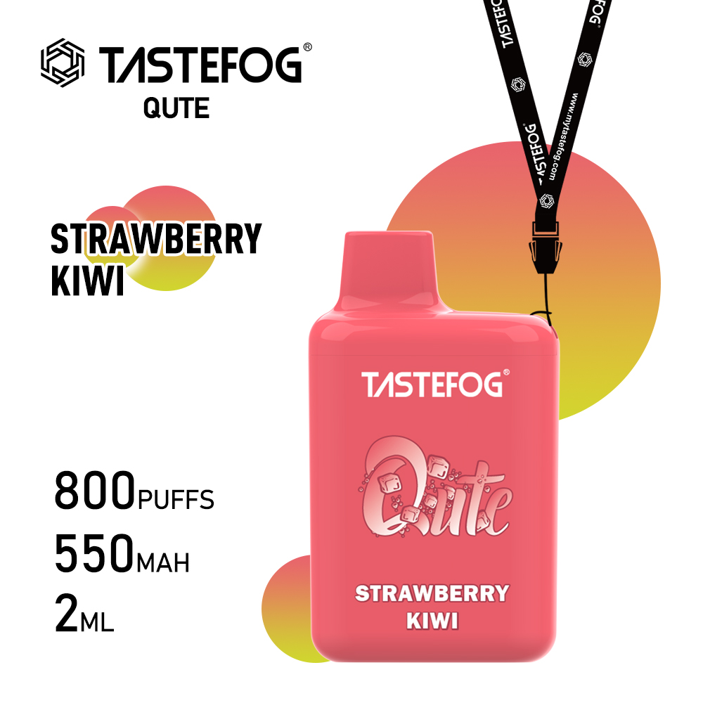 Tastefog QUTE 800 Züge Strawberry Kiwi Vape 2%Nikotin