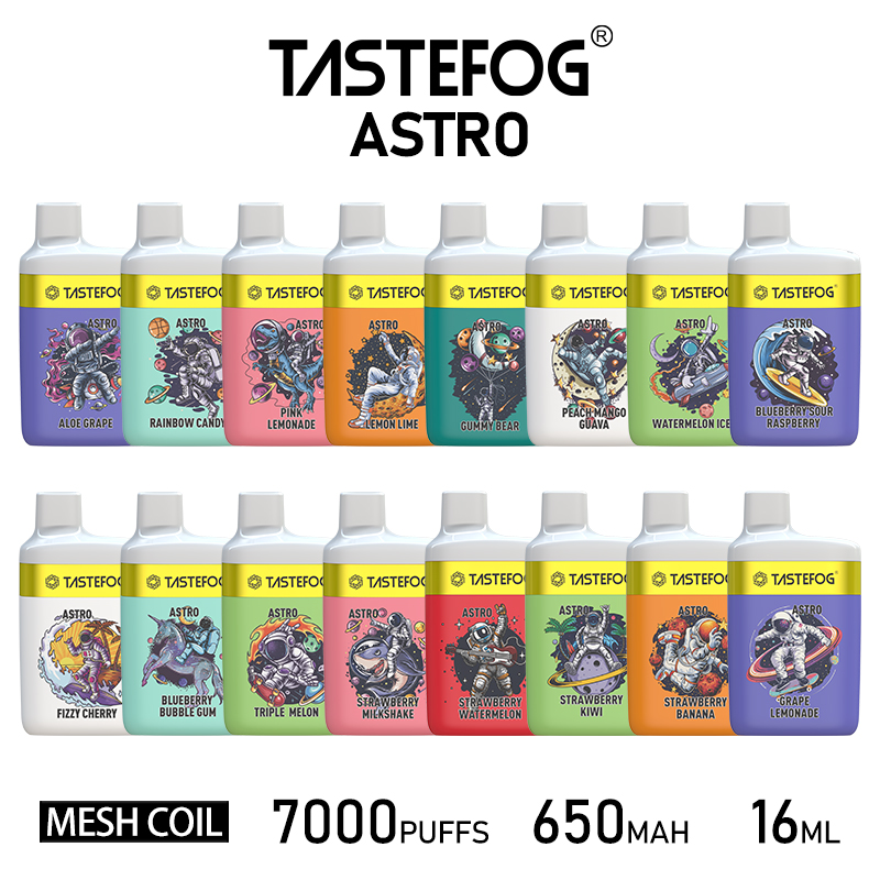 Tastefog ASTRO 7000 Züge Dosen-Vape-Zigarette (Einweg)