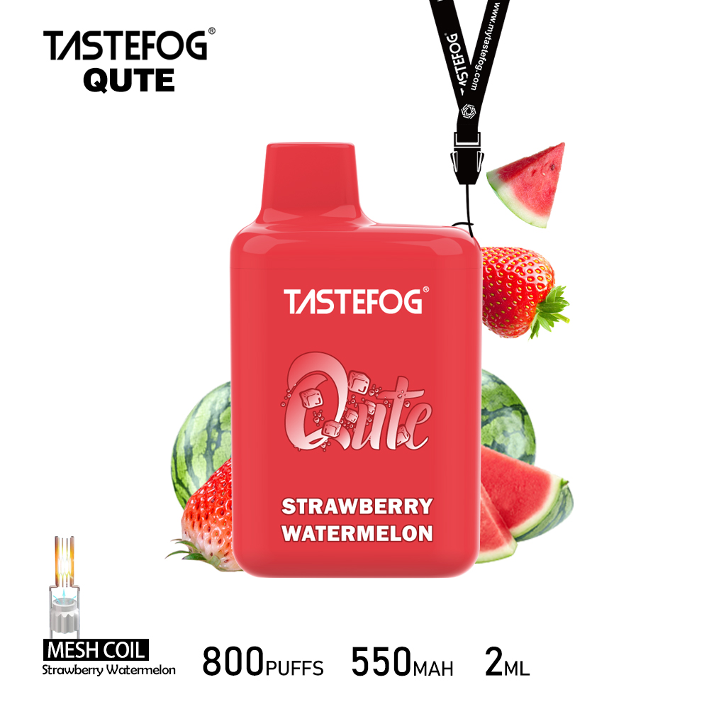 Tastefog QUTE 800 Züge Strawberry Watermelon Vape 2%Nikotin