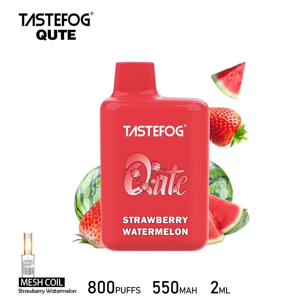 Tastefog QUTE 800 Züge Strawberry Watermelon Vape 2%Nikotin