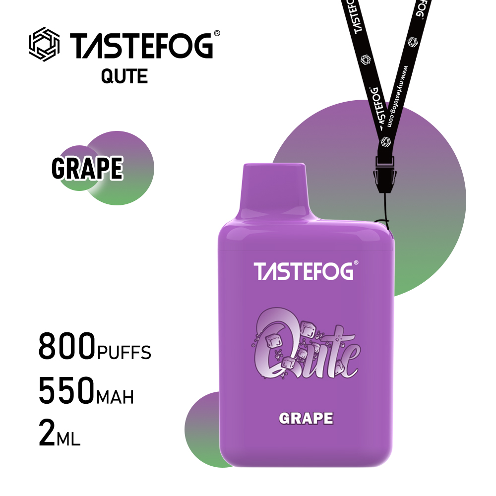 Tastefog QUTE 800 Züge Grape Vape 2%Nikotin