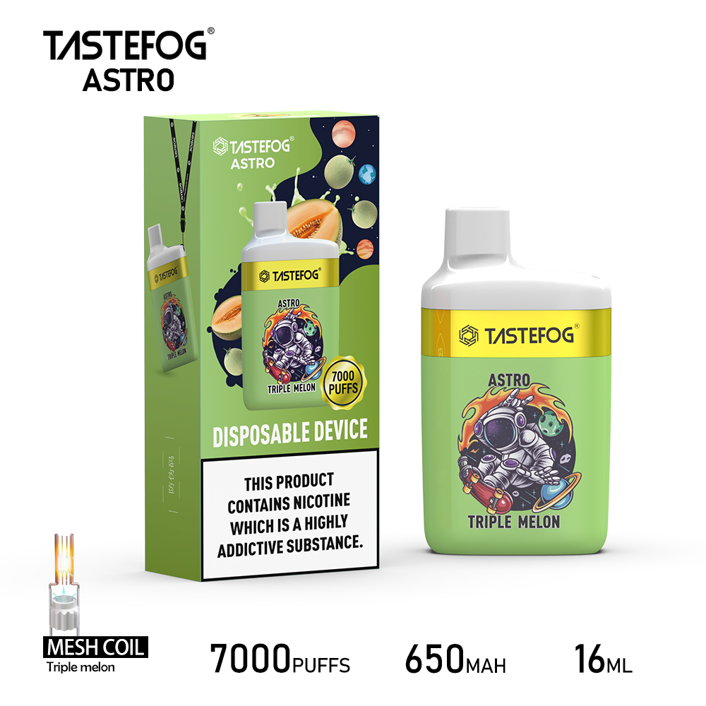Tastefog ASTRO 7000 Züge Triple Melon Einweg-Vape