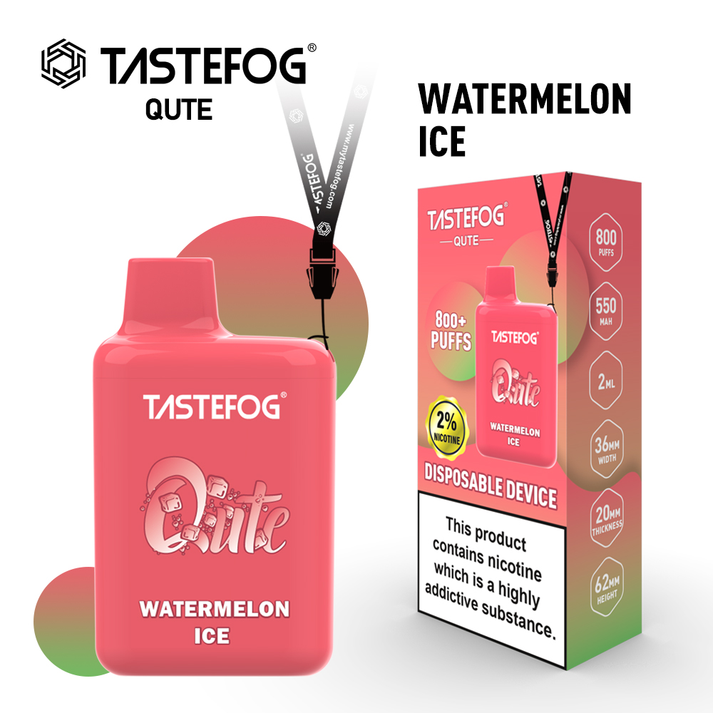 Tastefog QUTE 800 Züge Watermelon Ice Vape 2%Nikotin