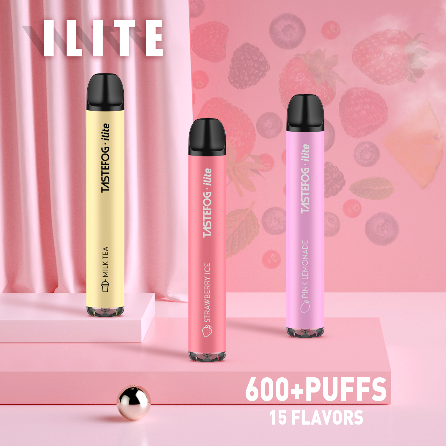 Tastefog Ilite – Einweg‑Vape-Pen (ca. 600 Züge)