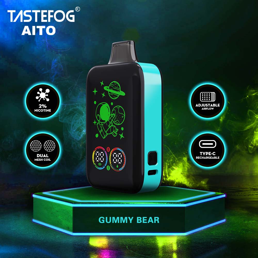 Tastefog AITO 25000 Züge Einweg-Vape 2% Nikotin Gummy Bear