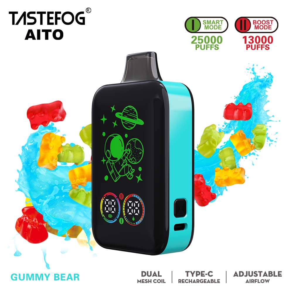 Tastefog AITO 25000 Züge Einweg-Vape 2% Nikotin Gummy Bear