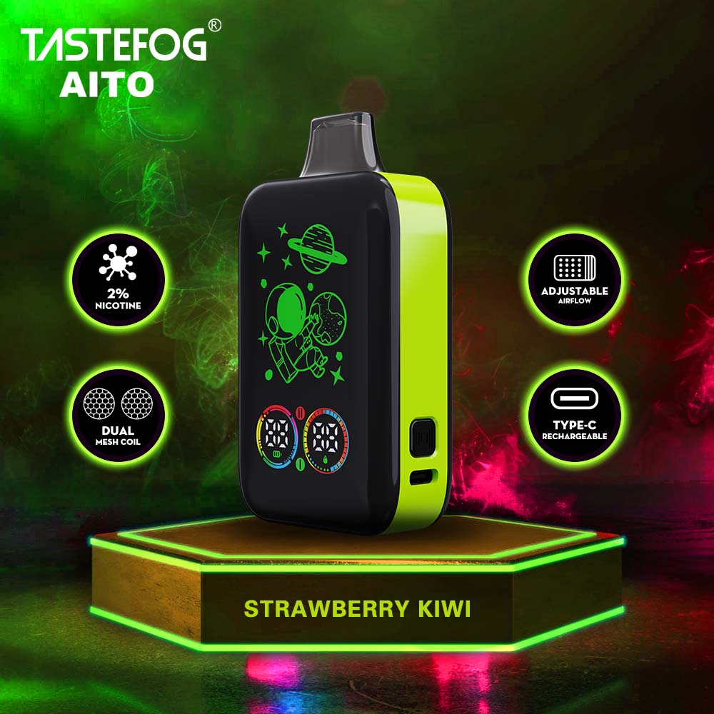 Tastefog AITO 25000 Züge Einweg-Vape 20mg Strawberry Kiwi