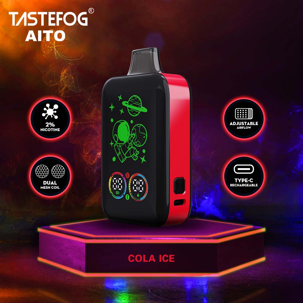 Tastefog AITO 25000 Züge Einweg-Vape 2% Nikotin Cola Ice