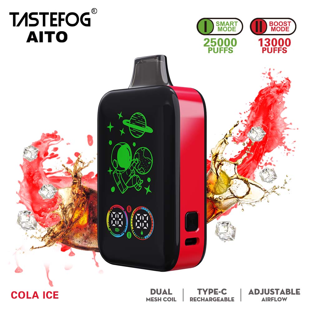 Tastefog AITO 25000 Züge Einweg-Vape 2% Nikotin Cola Ice