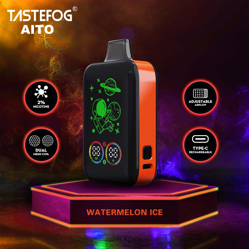 Tastefog AITO 25000 Züge Einweg-Vape 2% Nikotin Watermelon Ice