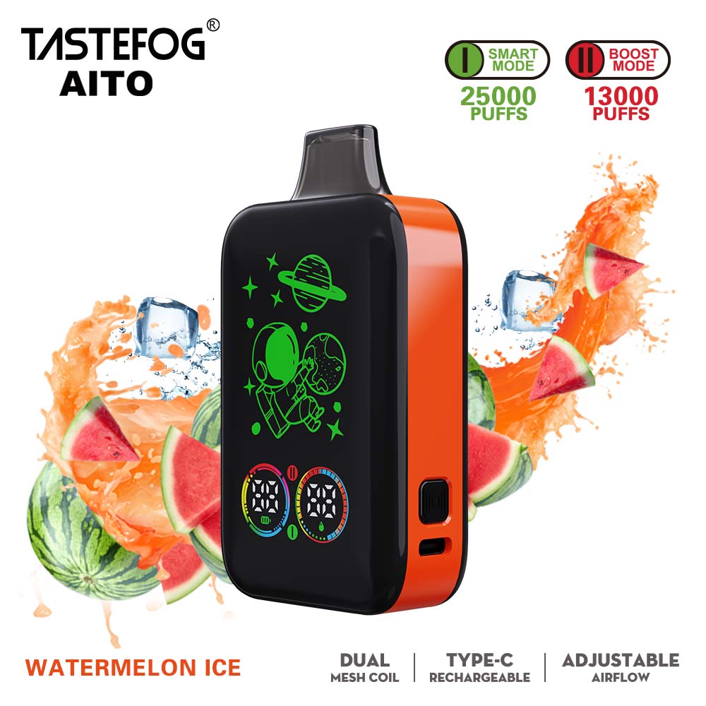 Tastefog AITO 25000 Züge Einweg-Vape 2% Nikotin Watermelon Ice